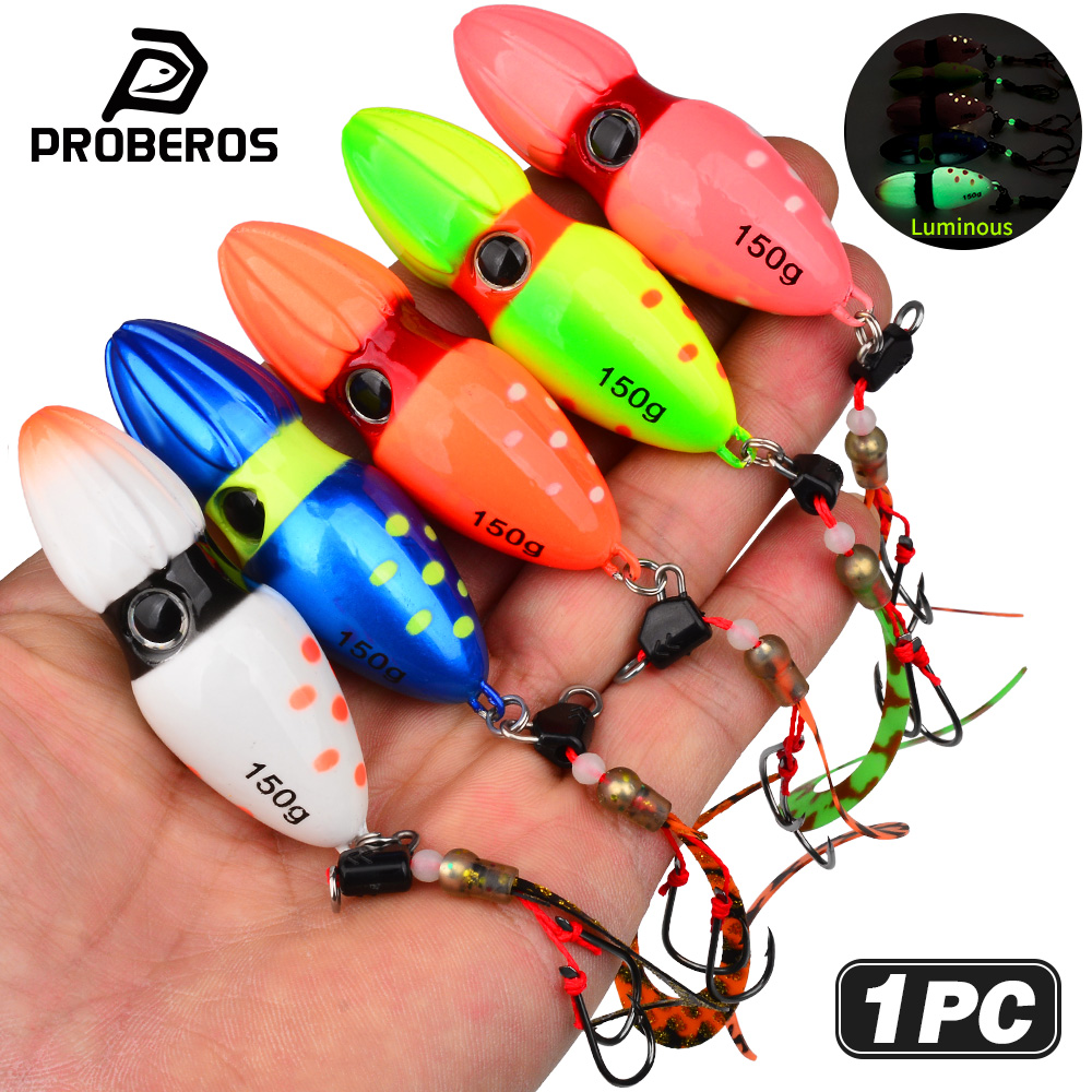 Fishing Hook Jig - PROBEROS 1PC Gourd Slider Jig Saltwater