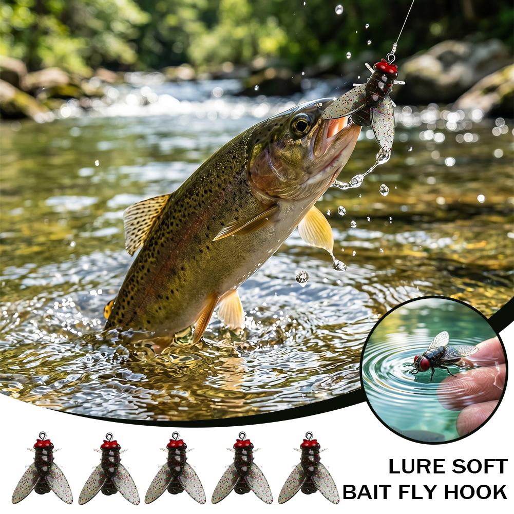 30Pcs Bionic Fly Fishing Lure  - Fishing Hook Size review and price