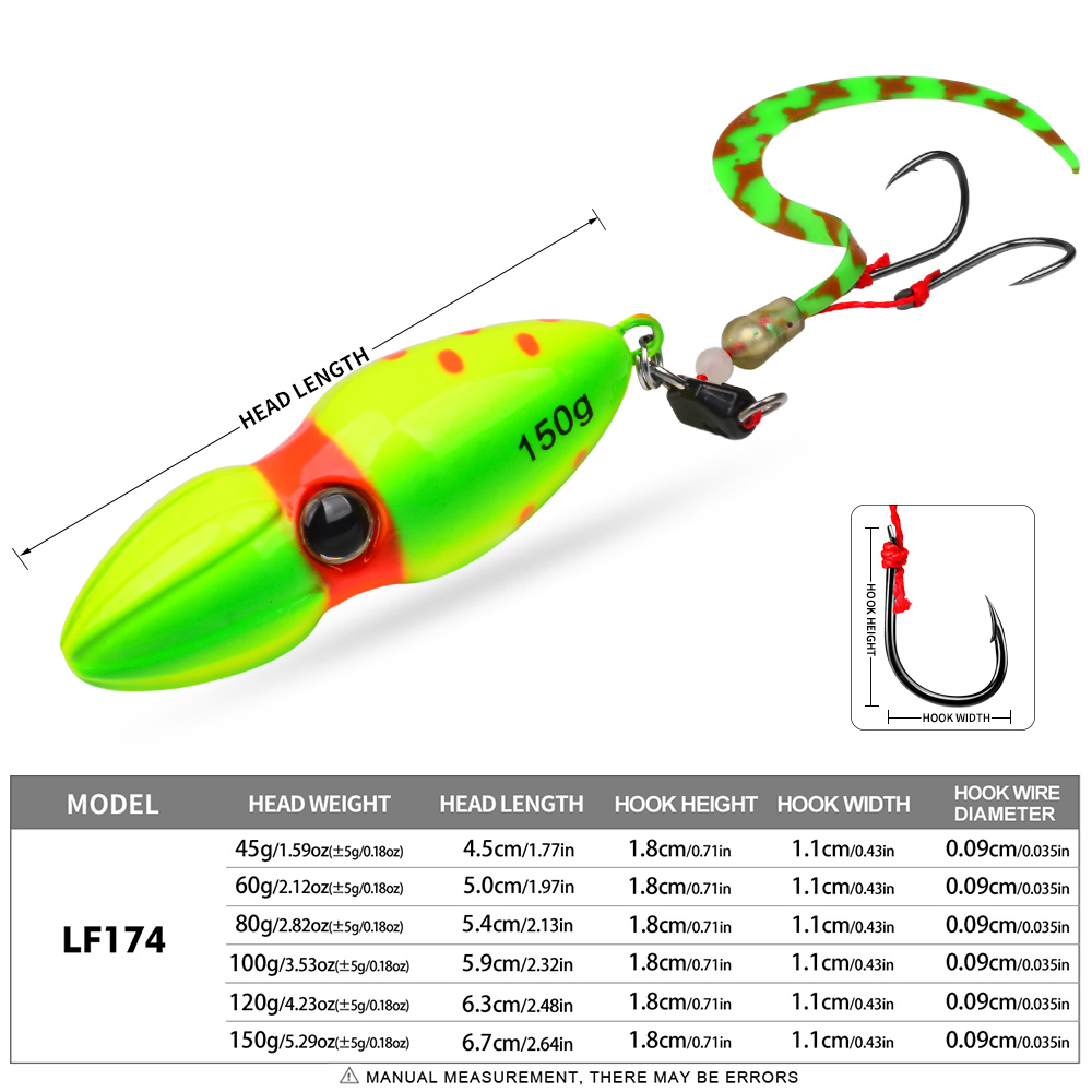 PROBEROS 1PC Gourd Slider Jig  - Fishing Hook Jig review and price